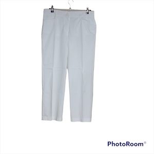 Studio Works Womans White Pants 12P - NEW